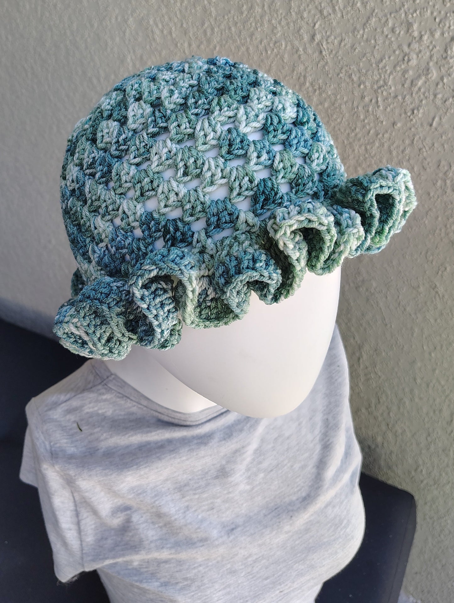 Ocean Breeze Crochet Hat