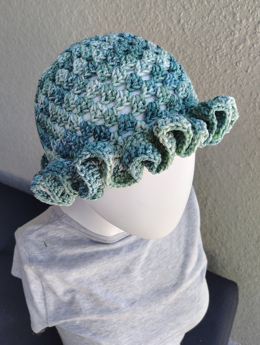 Ocean Breeze Crochet Hat