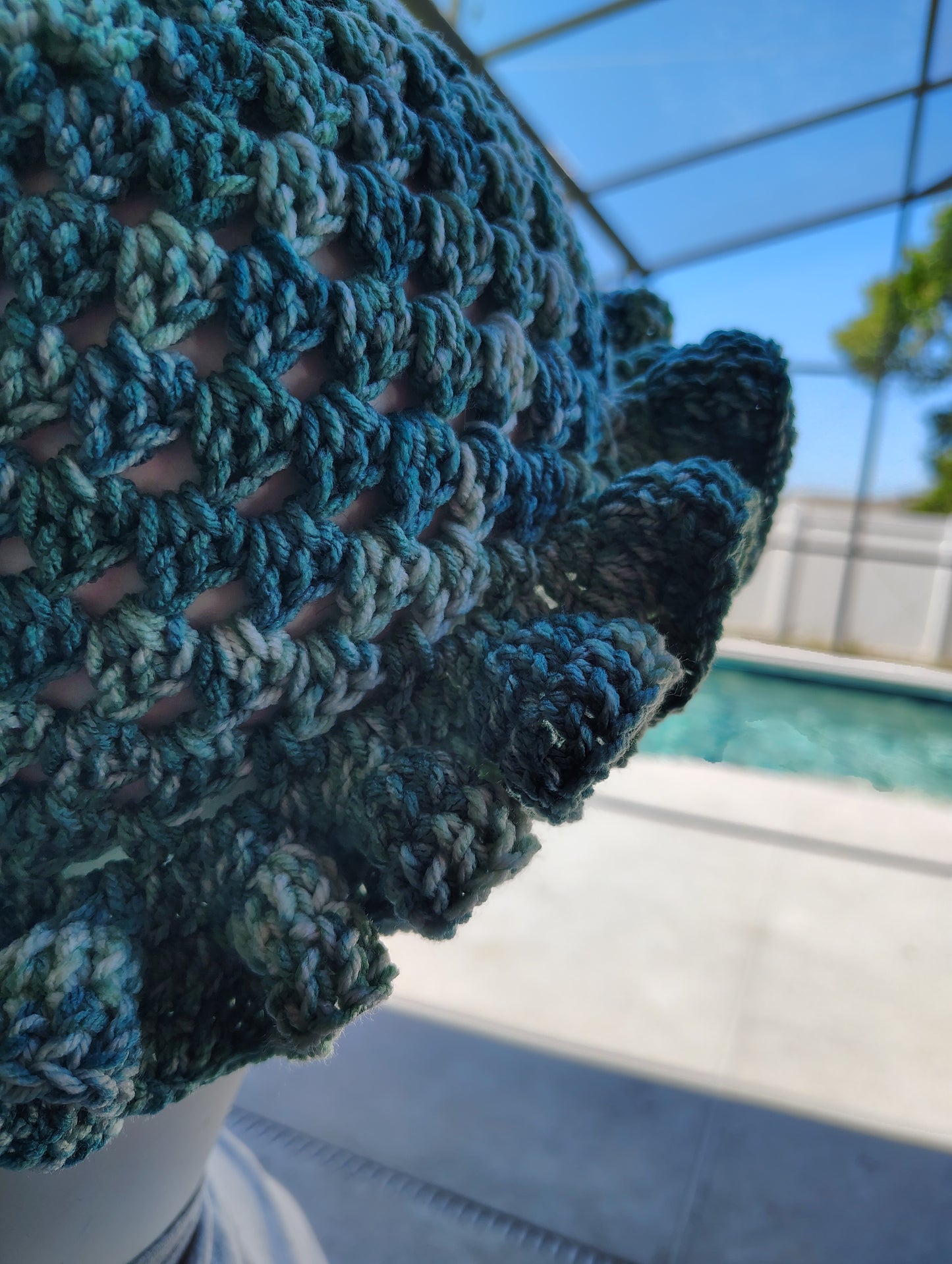 Ocean Breeze Crochet Hat